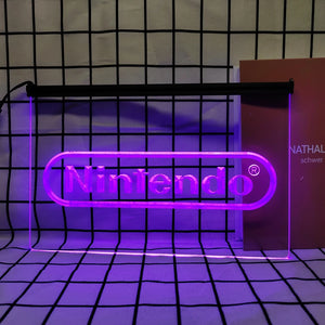 Enseigne Néon LED Rétro Nintendo