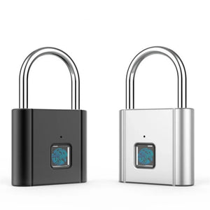 Waterproof Fingerprint Smart Padlock - Keyless Biometric Lock, USB Rechargeable for Home Security