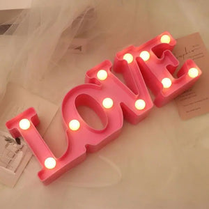 LED Heart Shape Lamp, Romantic Red and Pink Night Light, Ornament for Wedding, Party, Home Decor, Birthday, Christmas, Valentine's Day Gift