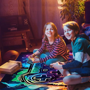 Rutschfeste Flanell-Gamingmatte – Komfort und Stil für das Gamer-Schlafzimmer