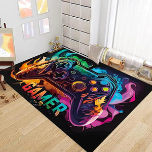 Rutschfeste Flanell-Gamingmatte – Komfort und Stil für das Gamer-Schlafzimmer