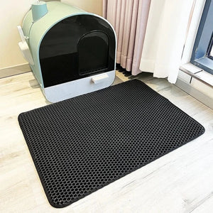 Double Layer EVA Litter Mat - Durable and Waterproof for Cats