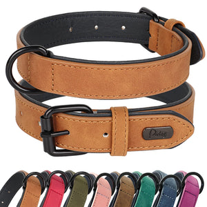 Genuine Leather Collar for Large Dogs – Comfort and Strength for Powerful Breeds