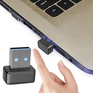 USB Fingerprint Reader – Biometric Unlock Module Compatible with Windows 10/11 for PC and Laptop