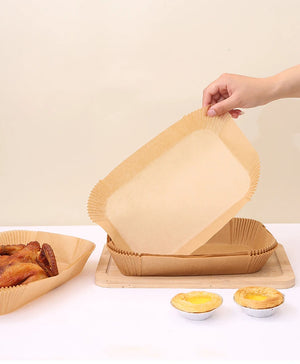 Disposable Non-Stick Air Fryer Liners -
 Oil Resistant Baking Mat for Microwave, BBQ and Oven