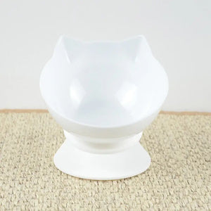 Non-Slip Cat Bowls with Sloped Stand – Ideal for Cats and Kittens