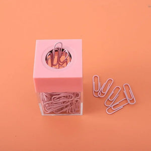 Magnetic Paper Clip Dispenser – Handy Desk Holder