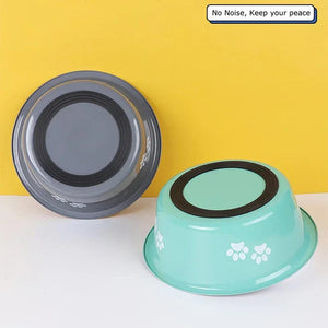 Non-Slip Stainless Steel Dog Bowls – Ideal for All Dogs