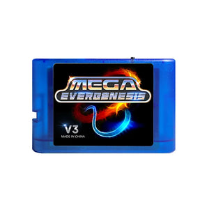 EverGenesis Mega Drive V3 Pro Game Card – 3000 in 1, EDMD Remix for 16-bit SEGA MD Console