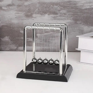 Newton's Cradle, Steel Balls in Balance, Educational Supply, Physics Science Toy, Desk Pendulum, Stress Relief Toy, Gift, Home Decor