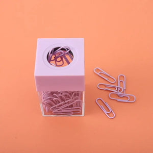 Magnetic Paper Clip Dispenser – Handy Desk Holder