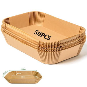 Disposable Non-Stick Air Fryer Liners -
 Oil Resistant Baking Mat for Microwave, BBQ and Oven