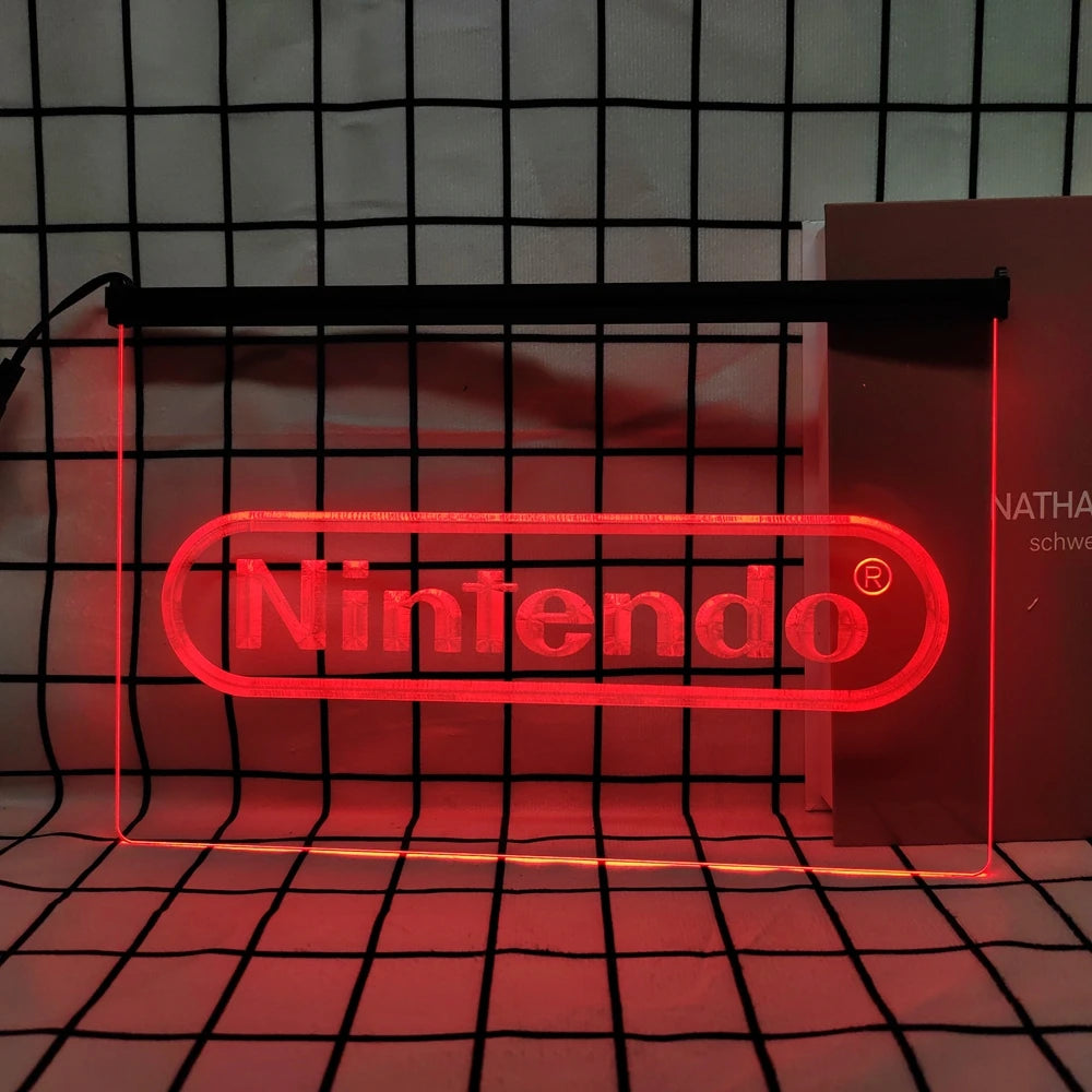 Enseigne Néon LED Rétro Nintendo