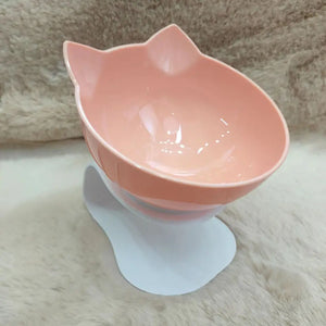 Non-Slip Cat Bowls with Sloped Stand – Ideal for Cats and Kittens