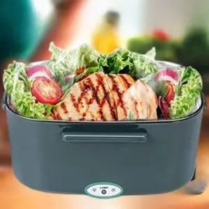 Electric Lunch Box 1.5L -
 60W Portable Food Warmer for Car and Home, Waterproof and Practical (on the go, in the office, in the car, etc.)