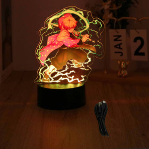 3D-Anime-Figurenlampen, Tanjirou Nezuko Zenitsu Nachtlicht, LED-Lampe mit Fernbedienung, Smart Touch-Lampe, Raumdekoration, Geburtstags-Weihnachtsgeschenk