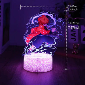 3D-Anime-Figurenlampen, Tanjirou Nezuko Zenitsu Nachtlicht, LED-Lampe mit Fernbedienung, Smart Touch-Lampe, Raumdekoration, Geburtstags-Weihnachtsgeschenk