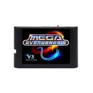 EverGenesis Mega Drive V3 Pro Game Card – 3000 in 1, EDMD Remix for 16-bit SEGA MD Console