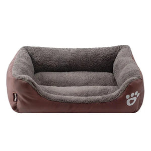 Candy Color Cozy Dog Bed – Comfortable Square Nest for Dogs and Cats