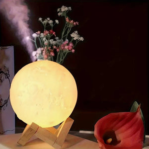 Moon Shape Night Light - Elegant Planetary Lighting for Home Decor - 8cm