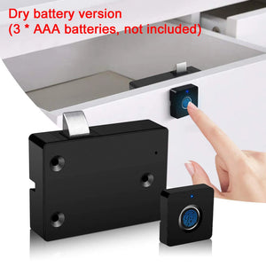 Smart Electronic Fingerprint Padlock for Hidden Drawer - Keyless Private Storage Security, Home Protection