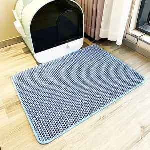 Double Layer EVA Litter Mat - Durable and Waterproof for Cats