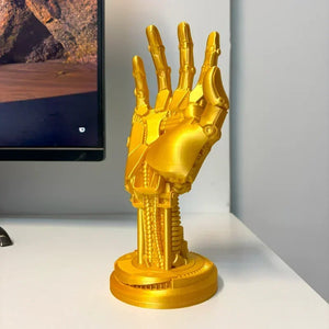 Robotic Hand Shaped Game Controller Holder - Creative Decoration for Office and Home