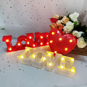 LED Heart Shape Lamp, Romantic Red and Pink Night Light, Ornament for Wedding, Party, Home Decor, Birthday, Christmas, Valentine's Day Gift