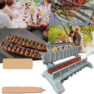 Stainless Steel Flat Skewers - Perfect for Kebab, Brazilian and Persian Koobideh