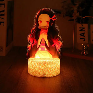 3D-Anime-Figurenlampen, Tanjirou Nezuko Zenitsu Nachtlicht, LED-Lampe mit Fernbedienung, Smart Touch-Lampe, Raumdekoration, Geburtstags-Weihnachtsgeschenk