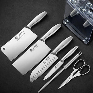 "Japanese Chef Knife Set 1-7 Pieces -
 Stainless Steel Slicing and Boning Knives, Ultra-Sharp, Special Meat and Butchery