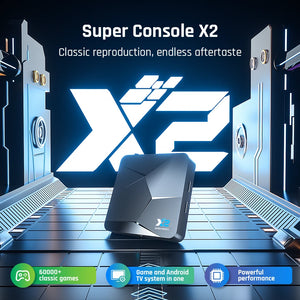 KINHANK Super Console X2 Retro Console – 60,000 Games, Support NAOMI/SS/DC/MAME,