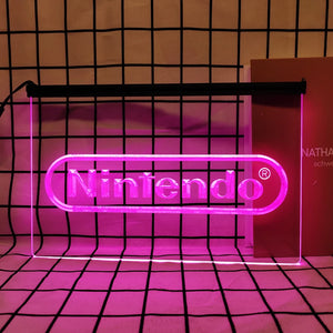 Enseigne Néon LED Rétro Nintendo