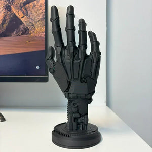 Robotic Hand Shaped Game Controller Holder - Creative Decoration for Office and Home