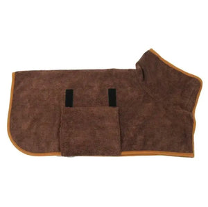 Microfiber Dog Bathrobe - Quick Dry Absorbent Towel for All Dogs