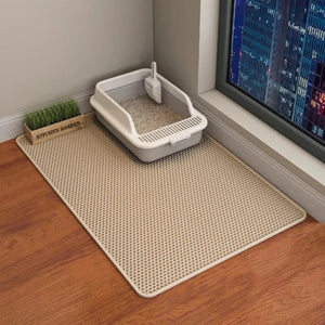 Double Layer EVA Litter Mat - Durable and Waterproof for Cats