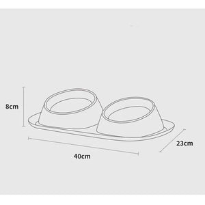 Gamelle Ergonomique Surélevée