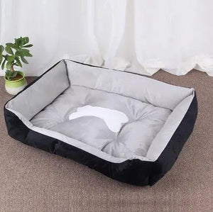 Candy Color Cozy Dog Bed – Comfortable Square Nest for Dogs and Cats