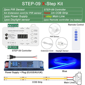 Kit d'Éclairage Intelligent pour Escalier