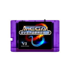 EverGenesis Mega Drive V3 Pro Game Card – 3000 in 1, EDMD Remix for 16-bit SEGA MD Console