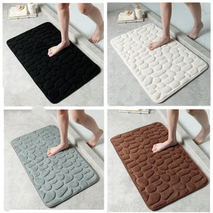 Memory Foam Bath Mat - Non-Slip and Stylish for Bathroom