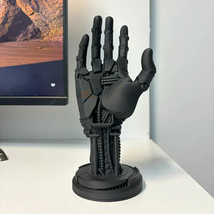 Robotic Hand Shaped Game Controller Holder - Creative Decoration for Office and Home