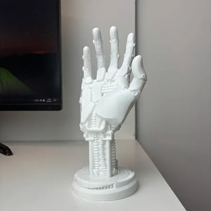 Robotic Hand Shaped Game Controller Holder - Creative Decoration for Office and Home