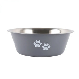 Non-Slip Stainless Steel Dog Bowls – Ideal for All Dogs