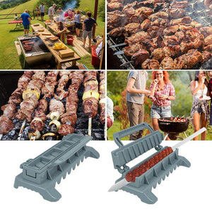 Brochettes Plates en Acier Inoxydable