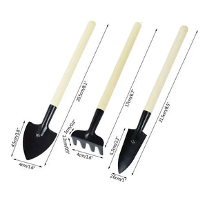 Set de 3 Mini Outils de Jardin