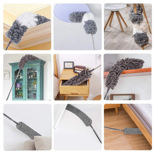 Extendable Telescopic Feather Duster 250 cm – Multifunctional Microfiber Brush for Dust and Cobwebs