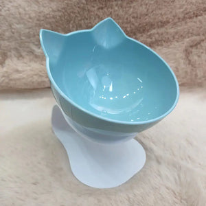 Non-Slip Cat Bowls with Sloped Stand – Ideal for Cats and Kittens