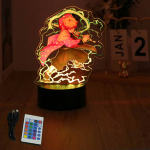 3D-Anime-Figurenlampen, Tanjirou Nezuko Zenitsu Nachtlicht, LED-Lampe mit Fernbedienung, Smart Touch-Lampe, Raumdekoration, Geburtstags-Weihnachtsgeschenk