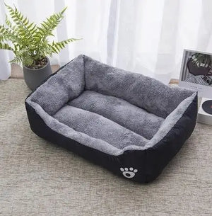 Candy Color Cozy Dog Bed – Comfortable Square Nest for Dogs and Cats